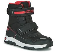 KangaROOS K-mj Sharp V RTX Bottes de trekking et de randonnée unisexes pour enfant, Jet Black Fiery Red., 30 EU