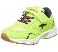 KangaROOS K-ni Lucky Ev Chaussure de Terrain intrieur, Lime Bleu Marine, 38 EU