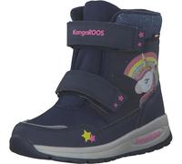 KangaROOS K-PE Candela V RTX SL Botte de Neige, DK Navy Daisy Pink Unicorn, 30 EU