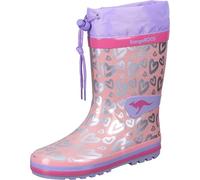 KangaROOS K-Rain Botte de Pluie, Lavande métallisée Heart, 29 EU