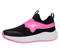 KangaROOS K-rdk Feather Basket, Jet Black Neon Pink, 36 EU