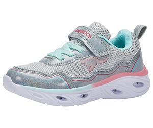 KangaROOS K-SL Sparklite Ev Basket, Vapor Grey Mint, 33 EU