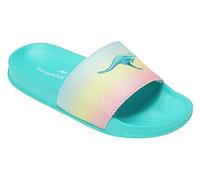 KangaROOS K-Slide Shine Sandale, Ocean Rainbow, 34 EU
