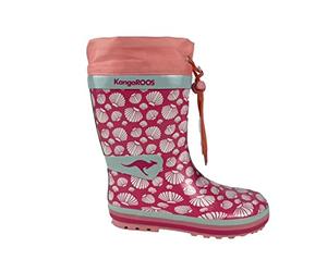 KangaROOS K-summerrain Botte de Pluie, Coque Rose Marguerite, 32 EU