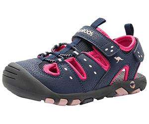 KangaROOS K-Trek Sandale, DK Navy Fandango Rose, 32 EU