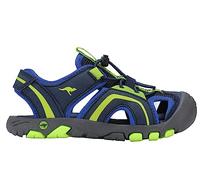 KangaROOS K-Trek Way Sandale, DK Navy Lime, 28 EU