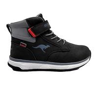 KangaROOS K-WB Couver Botte de Neige, Jet Black Steel Grey, 33 EU