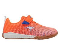 KangaROOS K5-Hover Ev Chaussure de Terrain intérieur, Orange Fluo, Blanc, 34 EU