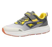 KangaROOS KB-Pang EV Baskets Gris Vapor/Jaune Fluo, 31 EU, Gris Vapeur, Jaune Fluo, 31 EU