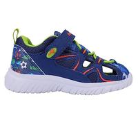 KangaROOS KI-Fastlite EV Sandales unisexes pour garçon Bleu marine/Soccer, 22 EU, Navy Soccer, 22 EU