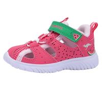 KangaROOS KI-Rock Lite EV Sandales plates unisexes pour enfant Rose Paradise Pink/Melon Squash, 27 EU