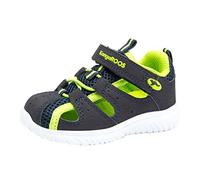 KangaROOS Ki-Rock Lite V, Sandales Mixte Enfant, Bleu Dark Navy Lime 4054, 28 EU Étroit