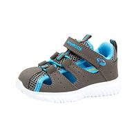KangaROOS Ki-Rock Lite V, Sandales Mixte Enfant, Grau Steel Grey Brilliant Blue 2007, 21 EU Étroit