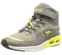 Kangaroos Kx-Hydro Baskets Unisexes pour Enfant, Ultimate Grey Limetta, 33 EU