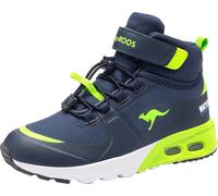 KangaROOS KX-Hydro High-Top Enfants Baskets Unisexes Imperméables 18598 bleu/vert , Taille:34 EU