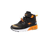 KangaROOS KX-Hydro High-Top Enfants Unisexe Baskets Étanche Noir/Orange