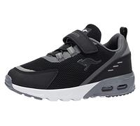 KangaROOS Mixte Enfant Kx-ARG Ev Basket, Jet Black Steel Grey, 34 EU