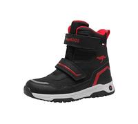 KangaROOS Mixte K-MJ Camp V RTX Botte de randonnée, Jet Black Fiery Red, 36 EU
