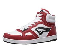 KangaROOS Mixte K-Slam Point Mid Basket, Rouge Jet Black, 47 EU