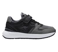 KangaROOS Mixte K-Sneak Base Ev Basket, Jet Black Steel Grey, 39 EU