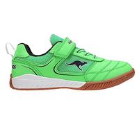 KangaROOS Mixte K5-Play Ev Basket, Vert Fluo Jet Black, 39 EU