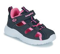 KangaROOS Ki-Rock Lite V, Sandales Mixte Enfant, Bleu Dark Navy Daisy Pink 4204, 22 EU Étroit