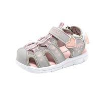 KangaROOS Sandales K-mini unisexes pour enfant, Vapor Grey English Rose Glitter, 28 EU