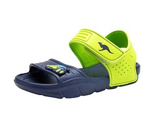 KangaROOS Sandales unisexe Kangaswim Ii, Dk Navy Lime, 35 EU