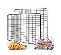 KangBaz Grille, Grille de Refroidissement Patisserie, Grille INOX Grille de Refroidissement Pâtisserie pour Ménage Pâtisserie Café Restaurant (2 Pièces)