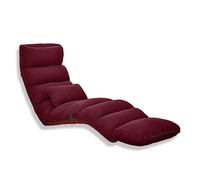 KangHing Chaise de Sol Pliante, Canapé-lit Paresseux, Fauteuil de Sol Multiposition Réglable à 5 Positions, Chaise de Méditation pour Salon, Chambre, Bureau (A)