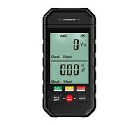 Kangmeile ET925 Compteur Geiger, Détecteur de Rayonnement de Compteur Geiger, 0,01 μT ~ 999,99 μT Portable Compteur Geiger Radioactivité pour Rayonnement électromagnétique de Rayonnement Nuclé