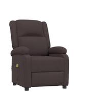 Kangmusi 3098363 Fauteuil de massage électrique en tissu Marron foncé