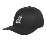 Kangol Baseball Flexfit en laine 3D pour homme et femme, noir/noir, Large