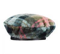Kangol Beret Faux Fur Femme - Basque d'hiver pour Automne-Hiver Hiver - L/XL (58-61 cm) Olive
