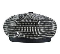Kangol Béret Preppy Jax béret d'été (XL (60-61 cm) - Noir)