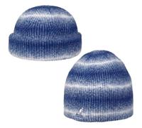 Kangol Bonnet Heathered 2-Way Docker à revers Bleu Taille Unique Femme/Homme