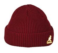Kangol Cardinal 2 Way Beanie Hat Knit Hiver, Rouge - velours, taille unique