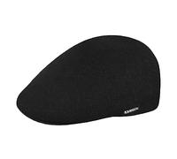 Kangol Casquette Bamboo 507 Femme/Homme - Fibre de Bambou Gavroche Plate avec Visiere Ete Printemps-ete - S (54-55 cm) Noir