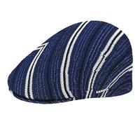 Kangol Casquette Diagonal Stripes Homme - Gavroche avec Visiere Ete Printemps-ete - S (54-55 cm) Bleu Fonce