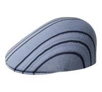 Kangol Casquette Don Stripe 507 Femme/Homme - Gavroche avec Visiere Hiver Automne-Hiver - L (58-59 cm) Bleu