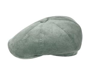 Kangol Casquette en Velours Cotele Hawker Homme - Gavroche Type avec Visiere Automne-Hiver Hiver - L (58-59 cm) Vert Menthe