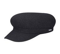 Kangol Casquette Gavroche Wool Enfield Casquette Laine Casquette pour Homme (M (56-57 cm) - Noir)