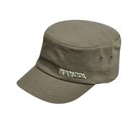 Kangol - Casquette Militaire Vert Armée en Coton avec Poche Cachée - Femme - Accessoires - Vert - Taille: L/Xl