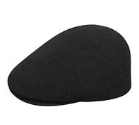 Kangol Laine sans Couture 507 Casquette Plate, Noir, XL Mixte