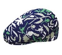 Kangol Casquette Street Floral 504 Casquette Gavroche (L (58-59 cm) - Bleu foncé)