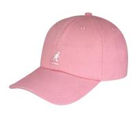 Kangol Casquette Washed Dad Hat Femme/Homme - Baseball Cap en Coton Boucle Metal, avec Visiere, Bandeau Cuir Printemps-ete Ete - Taille Unique Rose