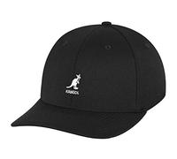 Kangol Casquette Wool Flexfit Baseball Cap Casquette Laine (L/XL (58-61 cm) - Noir)