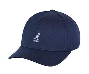 Kangol Casquette Wool Flexfit Baseball Cap Casquette Laine (XXL (62-63 cm) - Bleu)