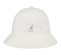 Kangol Chapeau Bermuda Casual Unisex Chapeau de Voyage (XL (60-61 cm) - Blanc)