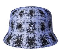 Kangol Chapeau Bob Grunge Plaid Bin Chapeau de pêche Chapeau de Soleil (S (54-55 cm) - Bleu Clair)
